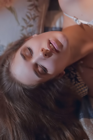 Emily J restless hands find pleasure as sheouches her breasts and melts her mound