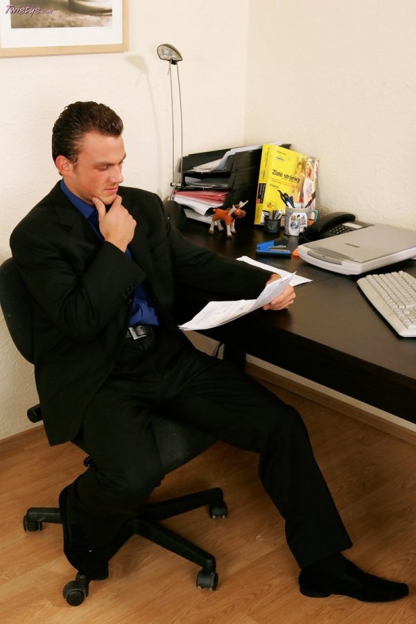 Wild sex in office.