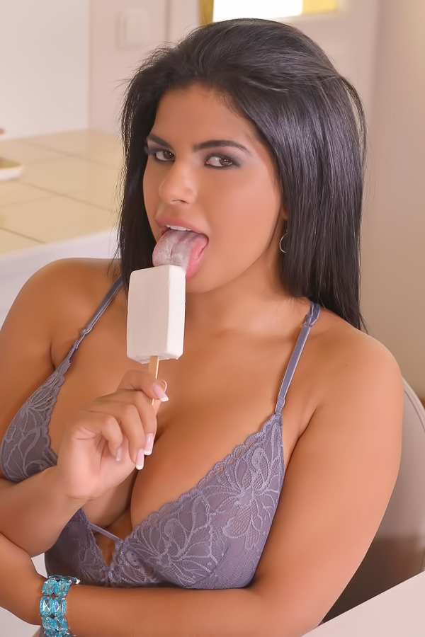 Horny lesbian duo loves to get dirty in the kitchen together