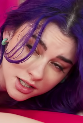Khloe Kapri flashes Spiraling Spirit during stream, then licks, straps her pussy in doggy