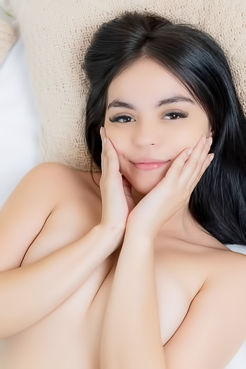 Angel Diaz Seductive Striptease With Perky Boobs And Firm Butt